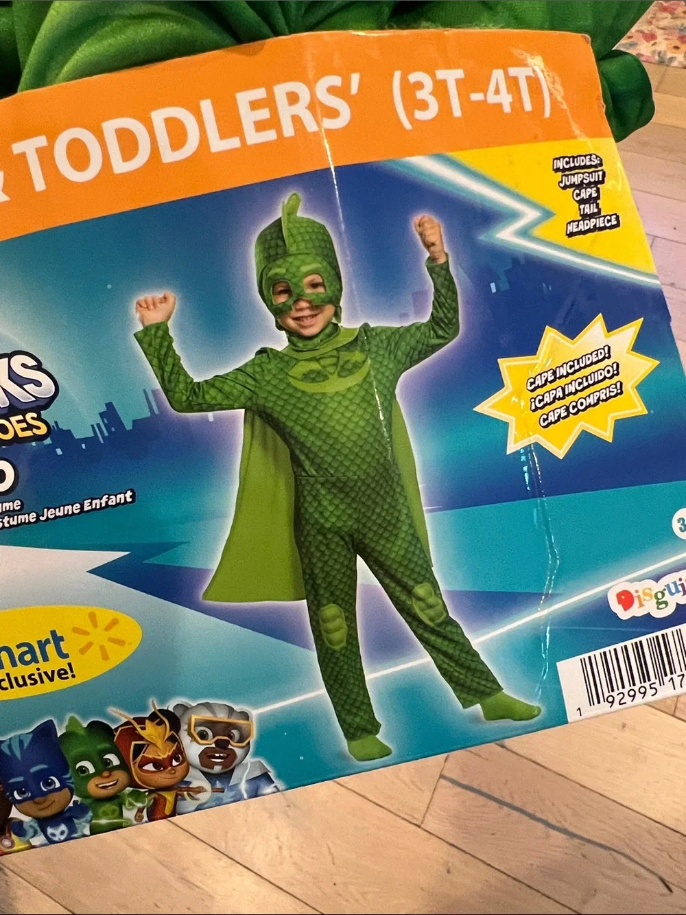 Disguise Green Dragon Hero Costume with Cape